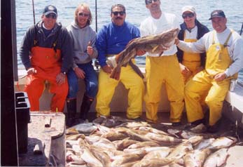 mixed party fishing trip