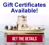 Gift Certificates for Saltwater Fishing Adventures