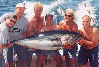 tuna fish caught on charter